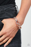 Tailored Twinkle - Rose Gold Bracelet - Paparazzi Accessories Bracelet Bedazzle Me Pretty Mobile Fashion Boutique