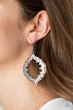 Taj Mahal Majesty - Silver Earrings - Paparazzi Accessories Earrings Bedazzle Me Pretty Mobile Fashion Boutique