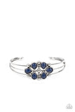 Taj Mahal Meadow - Blue Bracelet - Paparazzi Accessories Bracelet Bedazzle Me Pretty Mobile Fashion Boutique