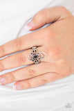Taj MAHALO - Black Ring - Paparazzi Accessories Ring Bedazzle Me Pretty Mobile Fashion Boutique