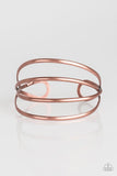 Take A CATWALK - Copper Bracelet - Paparazzi Accessories Bracelet Bedazzle Me Pretty Mobile Fashion Boutique
