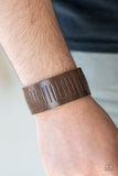 Take A Drive - Brown Bracelet - Paparazzi Accessories Bracelet Bedazzle Me Pretty Mobile Fashion Boutique