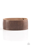 Take A Drive - Brown Bracelet - Paparazzi Accessories Bracelet Bedazzle Me Pretty Mobile Fashion Boutique