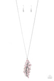 Take a Final BOUGH - Pink Necklace - Paparazzi Accessories Necklace Bedazzle Me Pretty Mobile Fashion Boutique