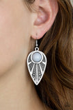 Take A WALKABOUT - Silver Earrings - Paparazzi Accessories Earrings Bedazzle Me Pretty Mobile Fashion Boutique