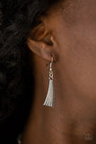 Take All You Can GATHERER - Silver Necklace - Paparazzi Accessories Necklace Bedazzle Me Pretty Mobile Fashion Boutique