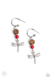 Take BEAD - Red Earrings - Paparazzi Accessories Earrings Bedazzle Me Pretty Mobile Fashion Boutique