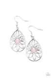 Take It GLOW - Pink Earrings - Paparazzi Accessories Earrings Bedazzle Me Pretty Mobile Fashion Boutique