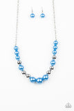 Take Note - Blue Necklace - Paparazzi Accessories Necklace Bedazzle Me Pretty Mobile Fashion Boutique