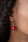 Take Note - Red Necklace - Paparazzi Accessories Necklace Bedazzle Me Pretty Mobile Fashion Boutique