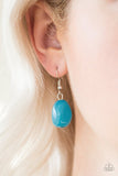 Take The COLOR Wheel! - Blue Necklace - Paparazzi Accessories Necklace Bedazzle Me Pretty Mobile Fashion Boutique