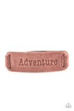 Take The Scenic Route - Brown Bracelet - Paparazzi Accessories Bracelet Bedazzle Me Pretty Mobile Fashion Boutique
