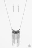 Take ZEN - Black Necklace - Paparazzi Accessories Necklace Bedazzle Me Pretty Mobile Fashion Boutique