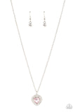 Taken with Twinkle - Pink Necklace - Paparazzi Accessories Necklace Bedazzle Me Pretty Mobile Fashion Boutique