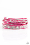 Taking Care Of Business - Pink Bracelet - Paparazzi Accessories Bracelet Bedazzle Me Pretty Mobile Fashion Boutique