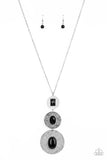 Talisman Trendsetter - Black Necklace - Paparazzi Accessories Necklace Bedazzle Me Pretty Mobile Fashion Boutique