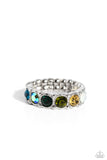 Taming Twilight - Green Ring - Paparazzi Accessories Ring Bedazzle Me Pretty Mobile Fashion Boutique