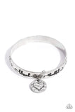 Tangible Thank You - Silver Bracelet - Paparazzi Accessories Bracelet Bedazzle Me Pretty Mobile Fashion Boutique