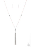 Tassel Takeover - Pink Necklace - Paparazzi Accessories Necklace Bedazzle Me Pretty Mobile Fashion Boutique
