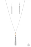 Tassel Tease - Brown Necklace - Paparazzi Accessories Necklace Bedazzle Me Pretty Mobile Fashion Boutique