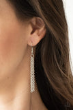 Tassel Tease - White Necklace - Paparazzi Accessories Necklace Bedazzle Me Pretty Mobile Fashion Boutique