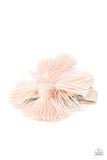 Tasseled Terrace - Pink Hair Clip - Paparazzi Accessories Hair Clip Bedazzle Me Pretty Mobile Fashion Boutique
