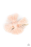 Tasseled Terrace - Pink Hair Clip - Paparazzi Accessories Hair Clip Bedazzle Me Pretty Mobile Fashion Boutique
