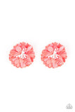 Tasteful In Tulips - Orange Hair Clip - Paparazzi Accessories Hair Clip Bedazzle Me Pretty Mobile Fashion Boutique