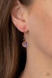 Tasteful Teardrops - Copper Necklace - Paparazzi Accessories Necklace Bedazzle Me Pretty Mobile Fashion Boutique