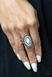 Tea Light Twinkle - Blue Ring - Paparazzi Accessories Ring Bedazzle Me Pretty Mobile Fashion Boutique