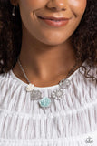 Tea Party Favors - Blue Necklace - Paparazzi Accessories Necklace Bedazzle Me Pretty Mobile Fashion Boutique