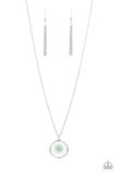 Tea Party Tease - Blue Necklace - Paparazzi Accessories Necklace FS-Bedazzle Me Pretty Mobile Fashion Boutique