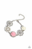 Tea Party Theme - Pink Bracelet - Paparazzi Accessories Bracelet Bedazzle Me Pretty Mobile Fashion Boutique