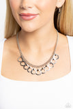 TEAR-rifically Twinkling - Black Necklace - Paparazzi Accessories Necklace Bedazzle Me Pretty Mobile Fashion Boutique