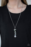 Teardrop Serenity - Green Necklace - Paparazzi Accessories Necklace Bedazzle Me Pretty Mobile Fashion Boutique