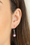 Teardrop Serenity - Purple Necklace - Paparazzi Accessories Necklace Bedazzle Me Pretty Mobile Fashion Boutique