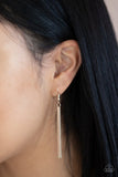 Teardrop Timelessness - Rose Gold Necklace - Paparazzi Accessories Necklace Bedazzle Me Pretty Mobile Fashion Boutique