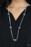 Teardrop Timelessness - Rose Gold Necklace - Paparazzi Accessories Necklace Bedazzle Me Pretty Mobile Fashion Boutique