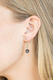 Teardrop Tranquility - Black Necklace - Paparazzi Accessories Necklace Bedazzle Me Pretty Mobile Fashion Boutique