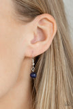 Teardrop Tranquility - Blue Necklace - Paparazzi Accessories Necklace Bedazzle Me Pretty Mobile Fashion Boutique