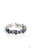 Teasing Torrent - Blue Bracelet - Paparazzi Accessories Bracelet Bedazzle Me Pretty Mobile Fashion Boutique