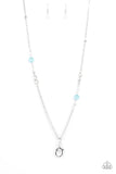 Teasingly Trendy - Blue Lanyard - Paparazzi Accessories Lanyard Bedazzle Me Pretty Mobile Fashion Boutique