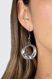 Tectonic Treasure - Silver Necklace - Paparazzi Accessories Necklace Bedazzle Me Pretty Mobile Fashion Boutique
