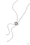 Tempting Tassel - Black Necklace - Paparazzi Accessories Necklace Bedazzle Me Pretty Mobile Fashion Boutique