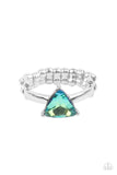 Tenacious Twinkle - Green Ring - Paparazzi Accessories Ring FS-Bedazzle Me Pretty Mobile Fashion Boutique
