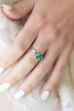 Tenacious Twinkle - Green Ring - Paparazzi Accessories Ring FS-Bedazzle Me Pretty Mobile Fashion Boutique