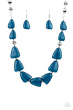 Tenaciously Tangy - Blue Necklace - Paparazzi Accessories Necklace Bedazzle Me Pretty Mobile Fashion Boutique