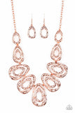 Terra Couture - Copper Necklace - Paparazzi Accessories Necklace Bedazzle Me Pretty Mobile Fashion Boutique