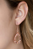 Terra Couture - Copper Necklace - Paparazzi Accessories Necklace Bedazzle Me Pretty Mobile Fashion Boutique