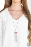 Terra Tassel - Red Necklace - Paparazzi Accessories Necklace Bedazzle Me Pretty Mobile Fashion Boutique
